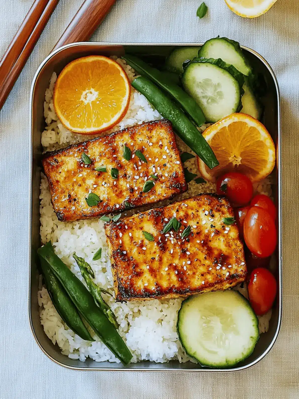 Tofu Teriyaki Bento Box