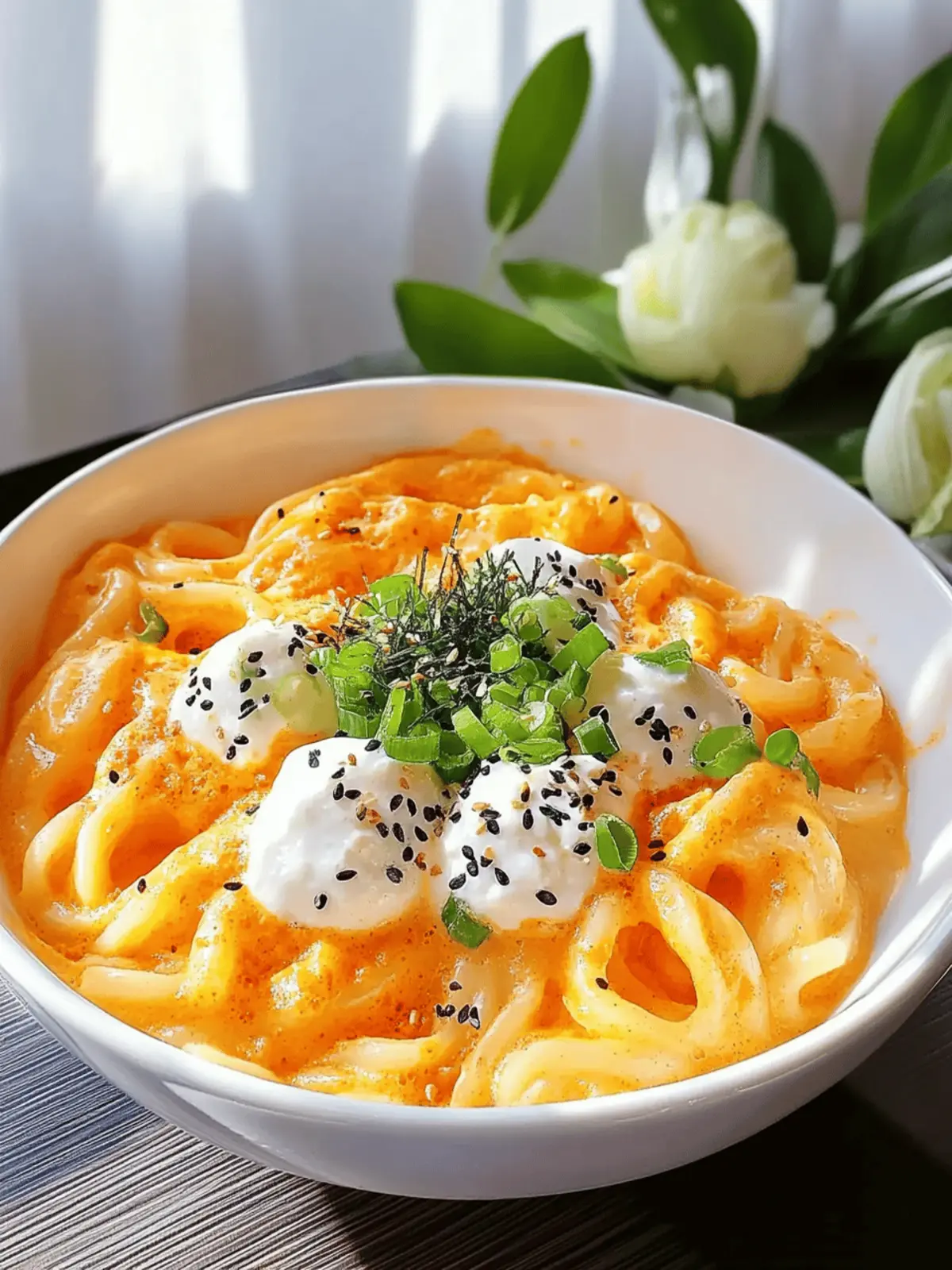 Cremige Kimchi Udon