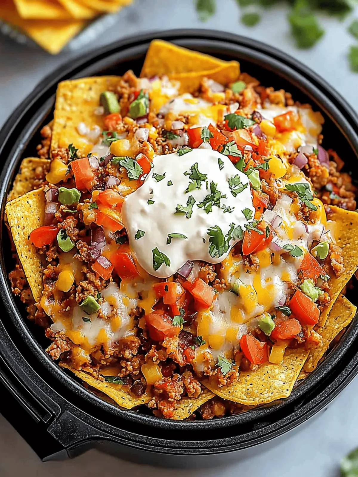 Luftfritteuse Nachos