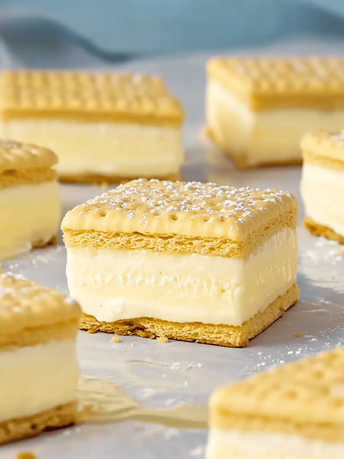 Between two cookies: Creamy vanilla dream to bite