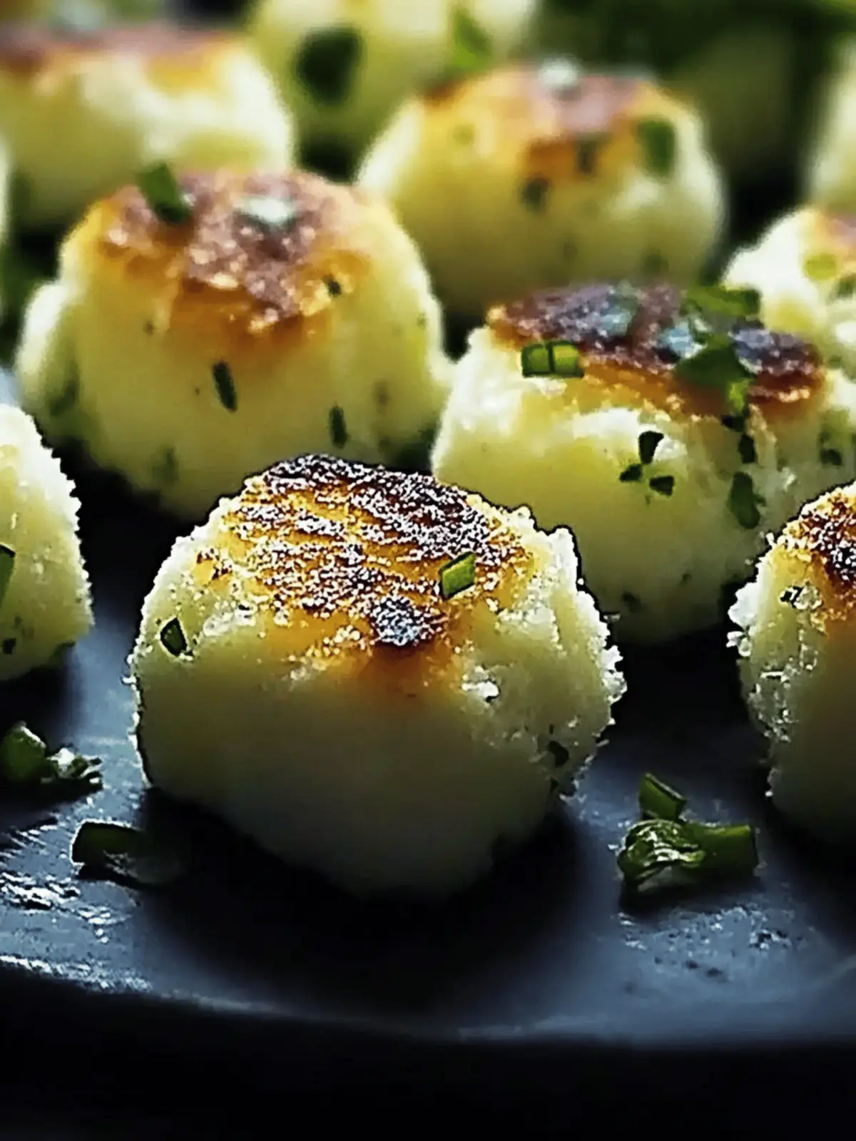 Knusprige Zucchini-Feta-Bällchen