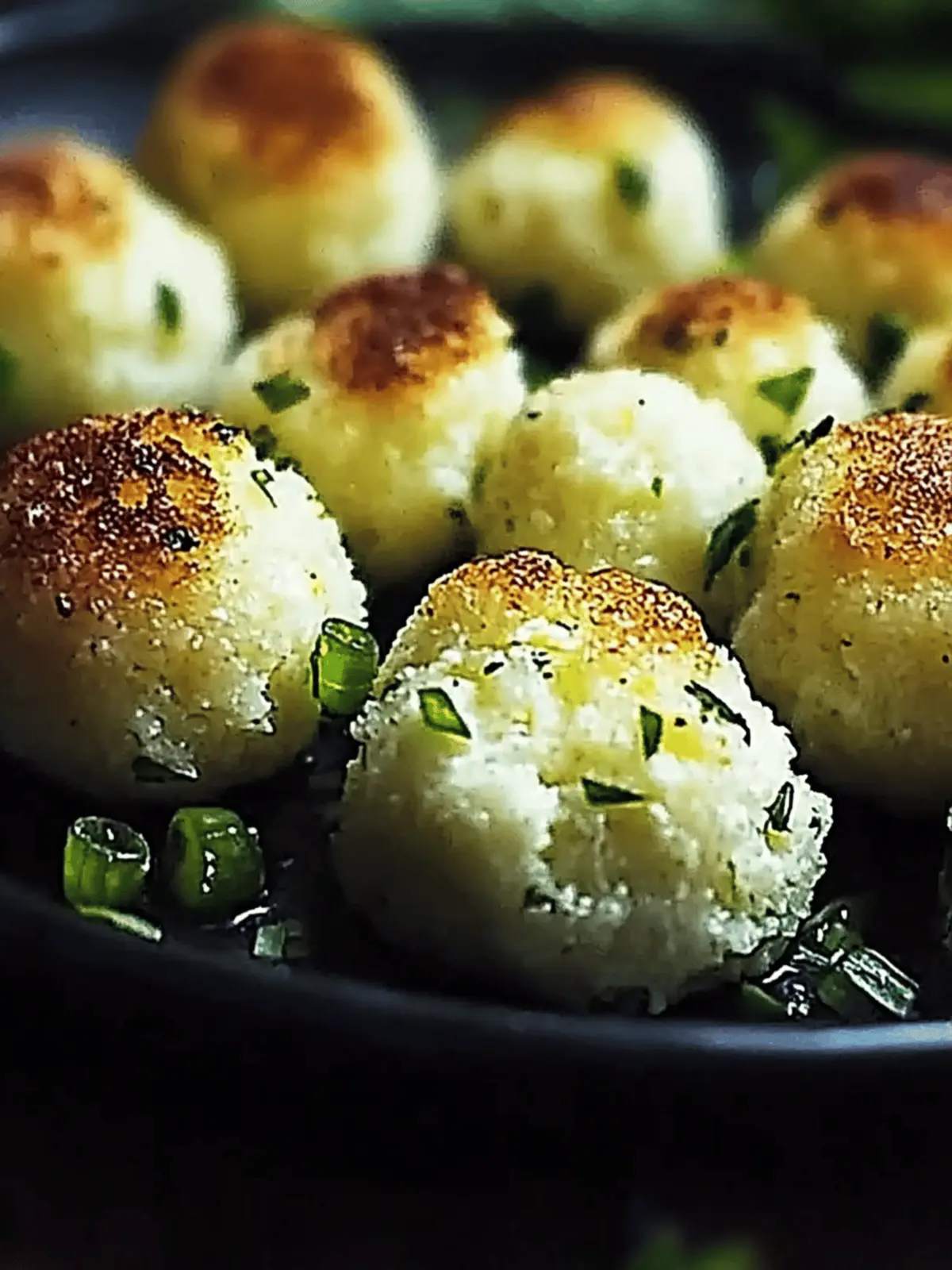 Knusprige Zucchini-Feta-Bällchen