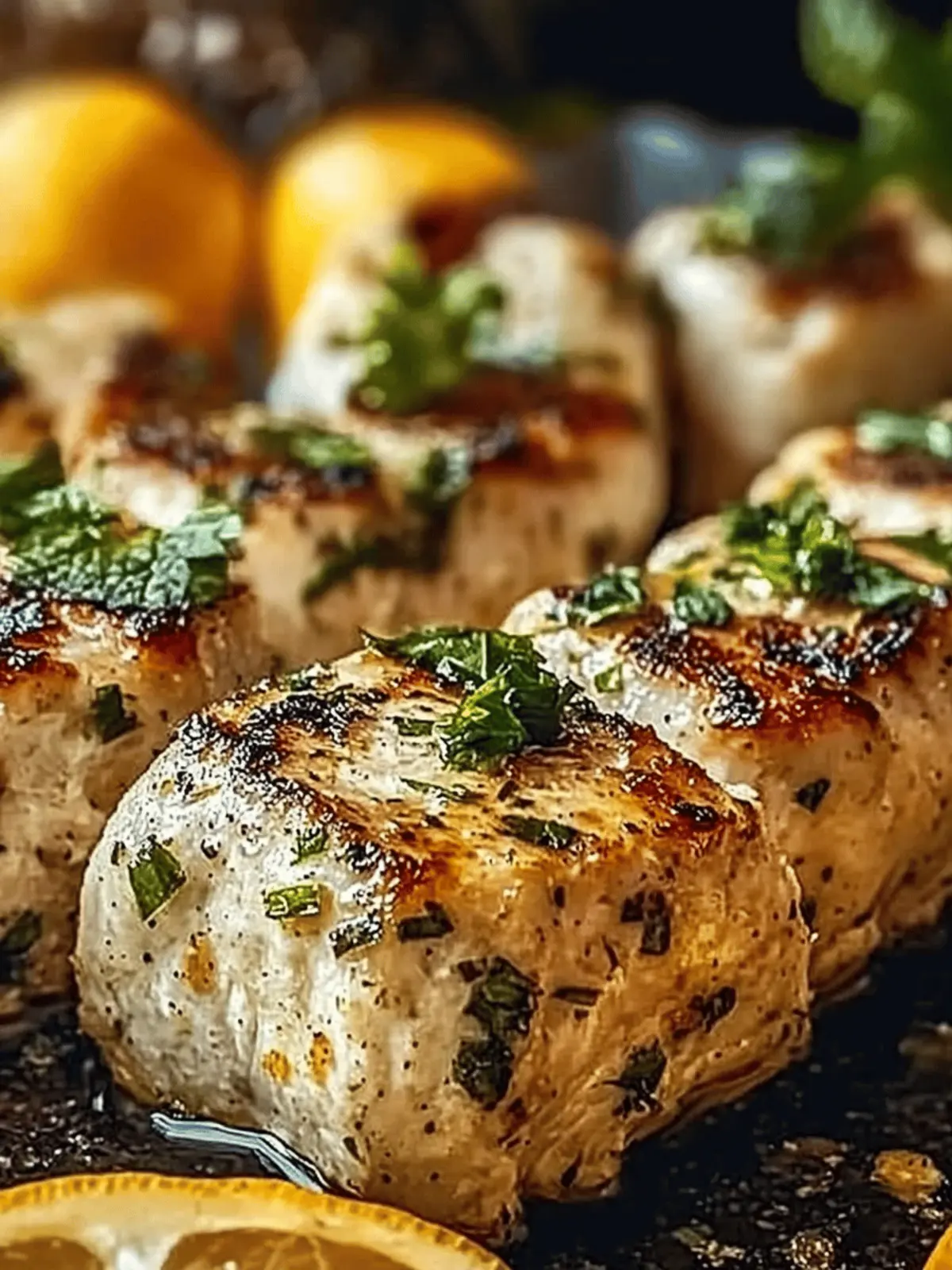 Gegrilltes Knoblauch-Parmesan-Hühnchen