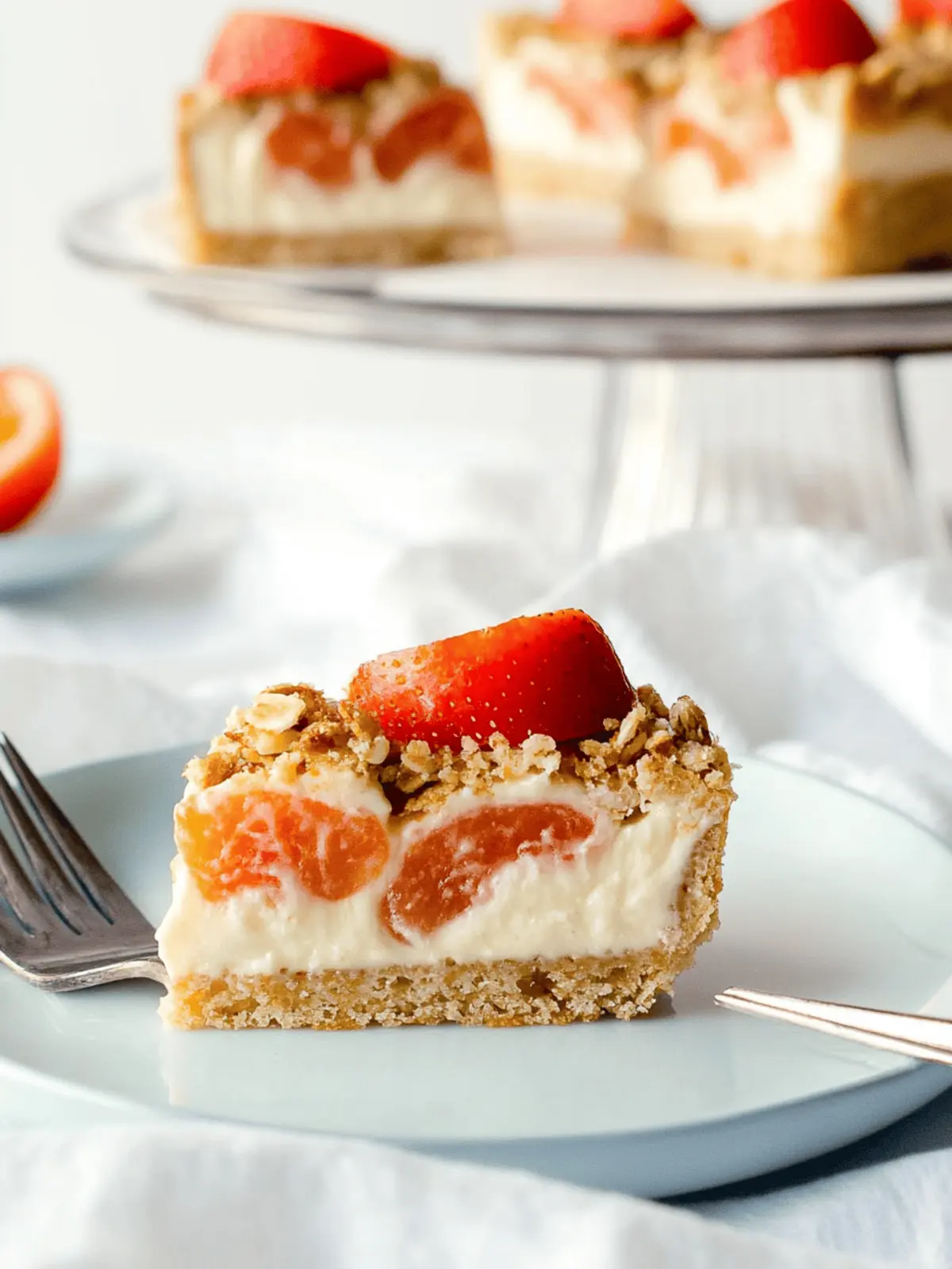 Zwetschgen-Käsekuchen mit Mandelstreuseln