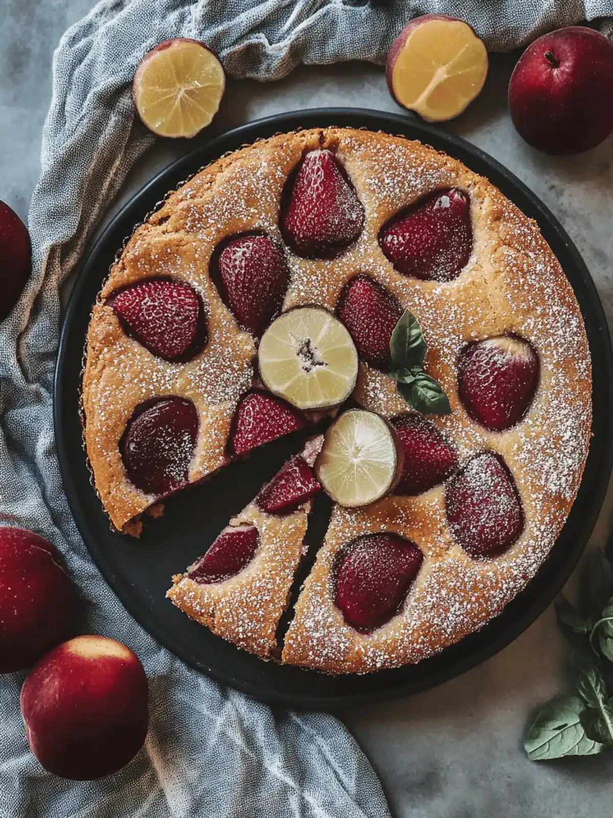 Einfacher Pflaumenkuchen – saftig, fruchtig und schnell zuzubereiten