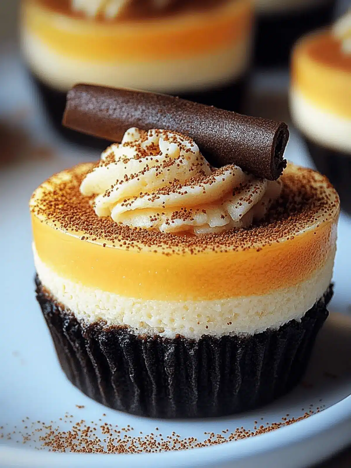 Kürbis Käsekuchen Mini
