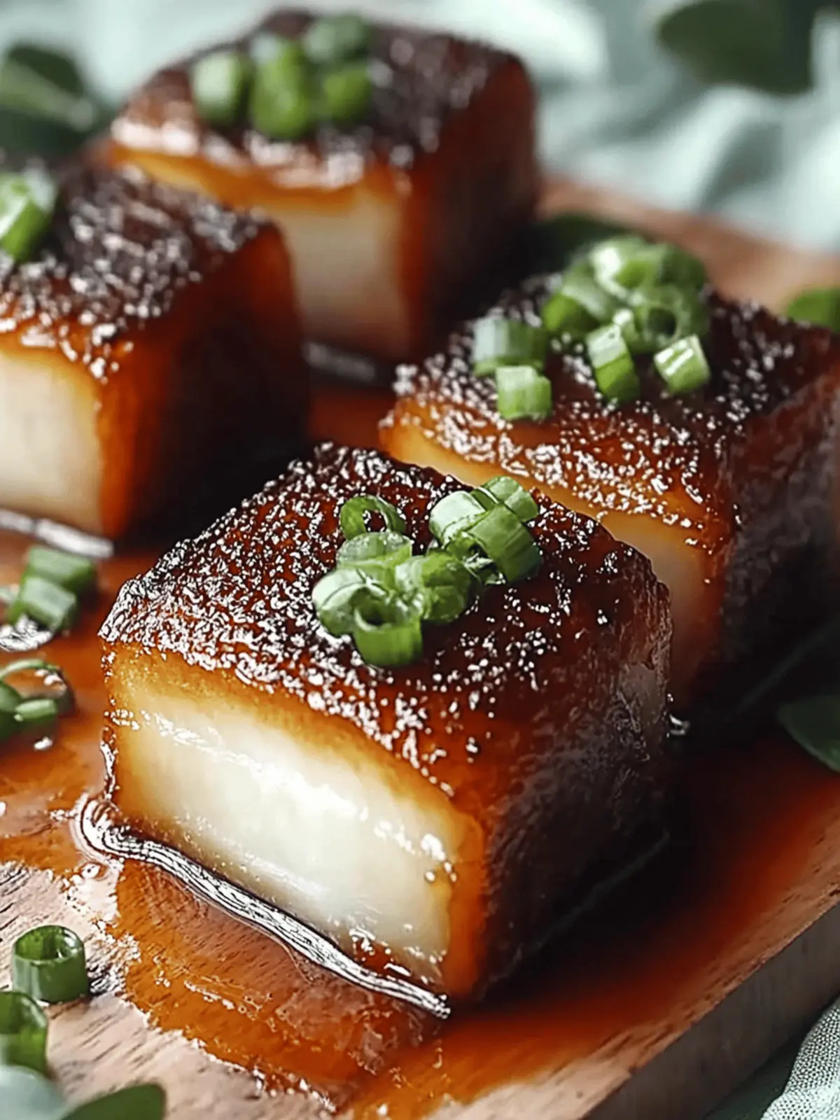 Karamellisierter Honig-Schweinebauch