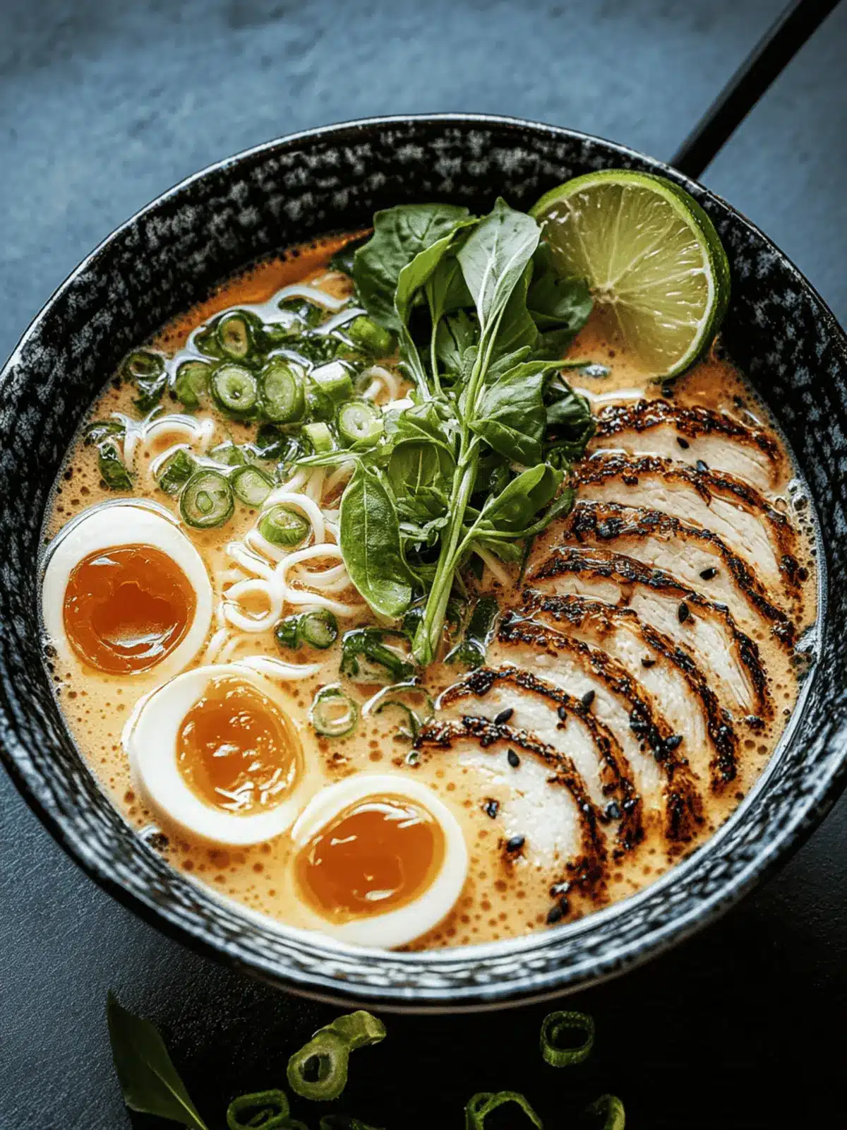 Heirate mich Hühnchen Ramen