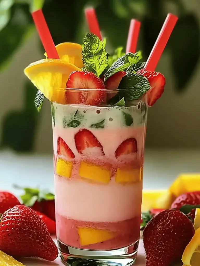 Pink Flamingo Colada Fruchtige Cocktails für den Sommer