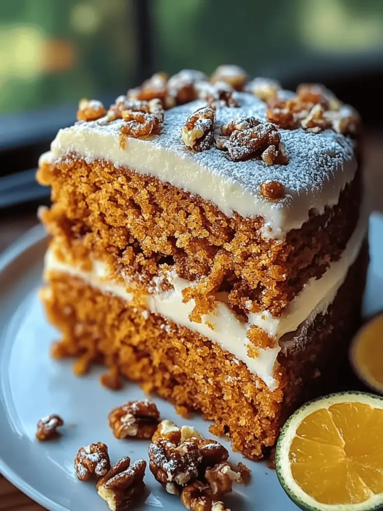 Kürbiskuchen mit Walnüssen und Zimt