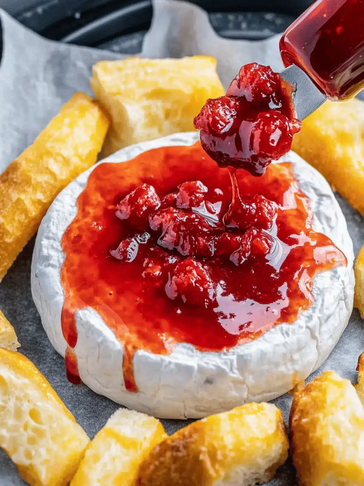 Halloween Blutig Gebackener Brie