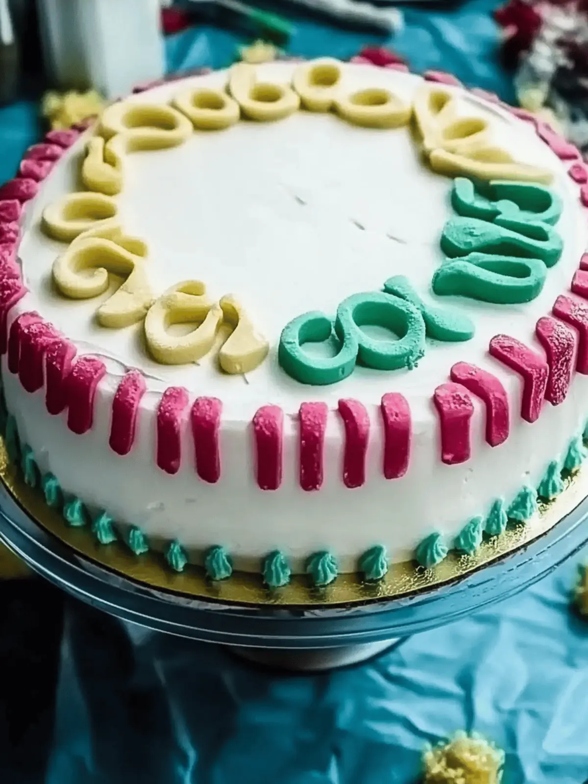 Hausgemachter Kuchen für den ersten Schultag meines Sohnes