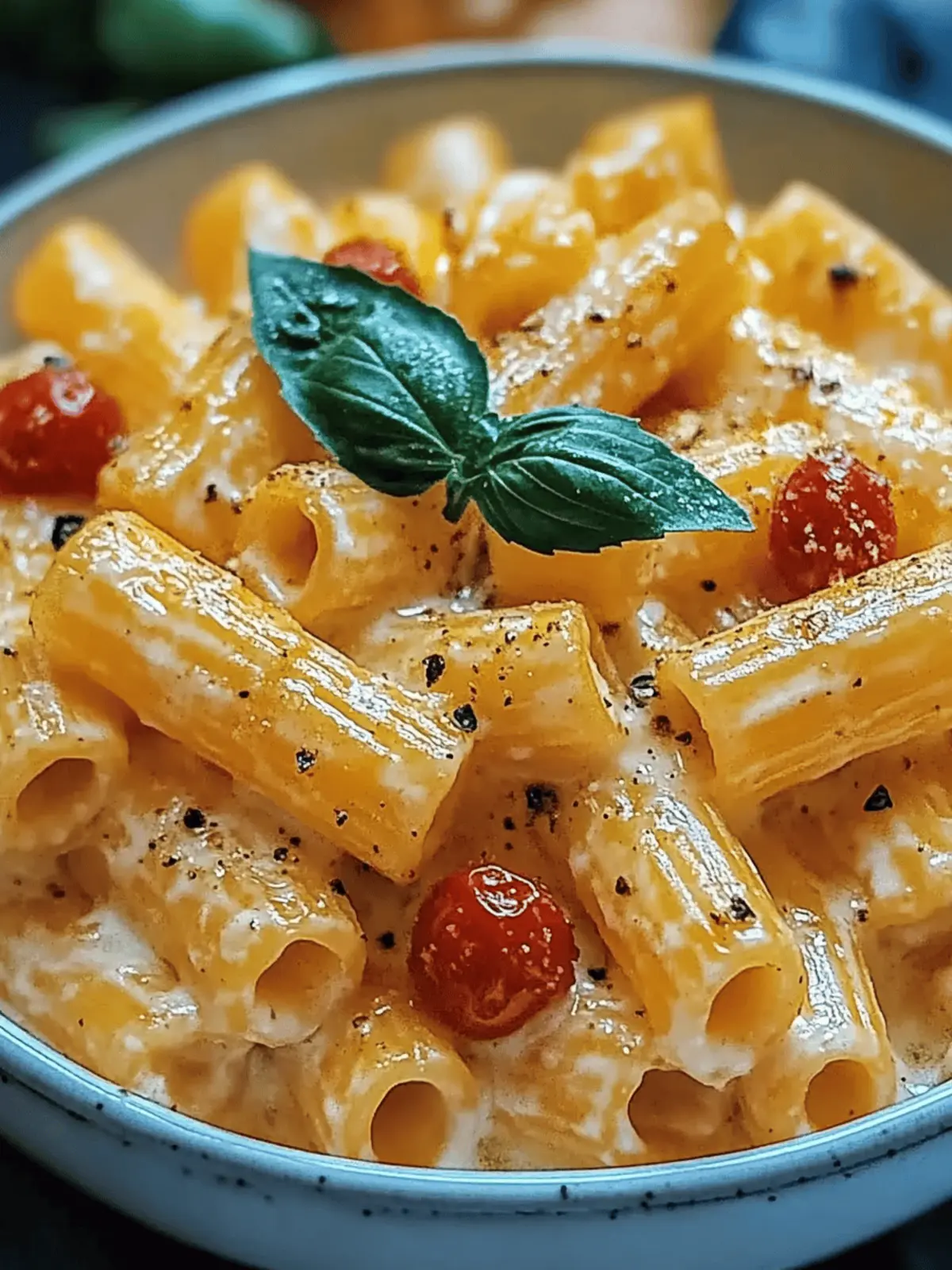 Cremige Zucchini- und Tomatennudeln