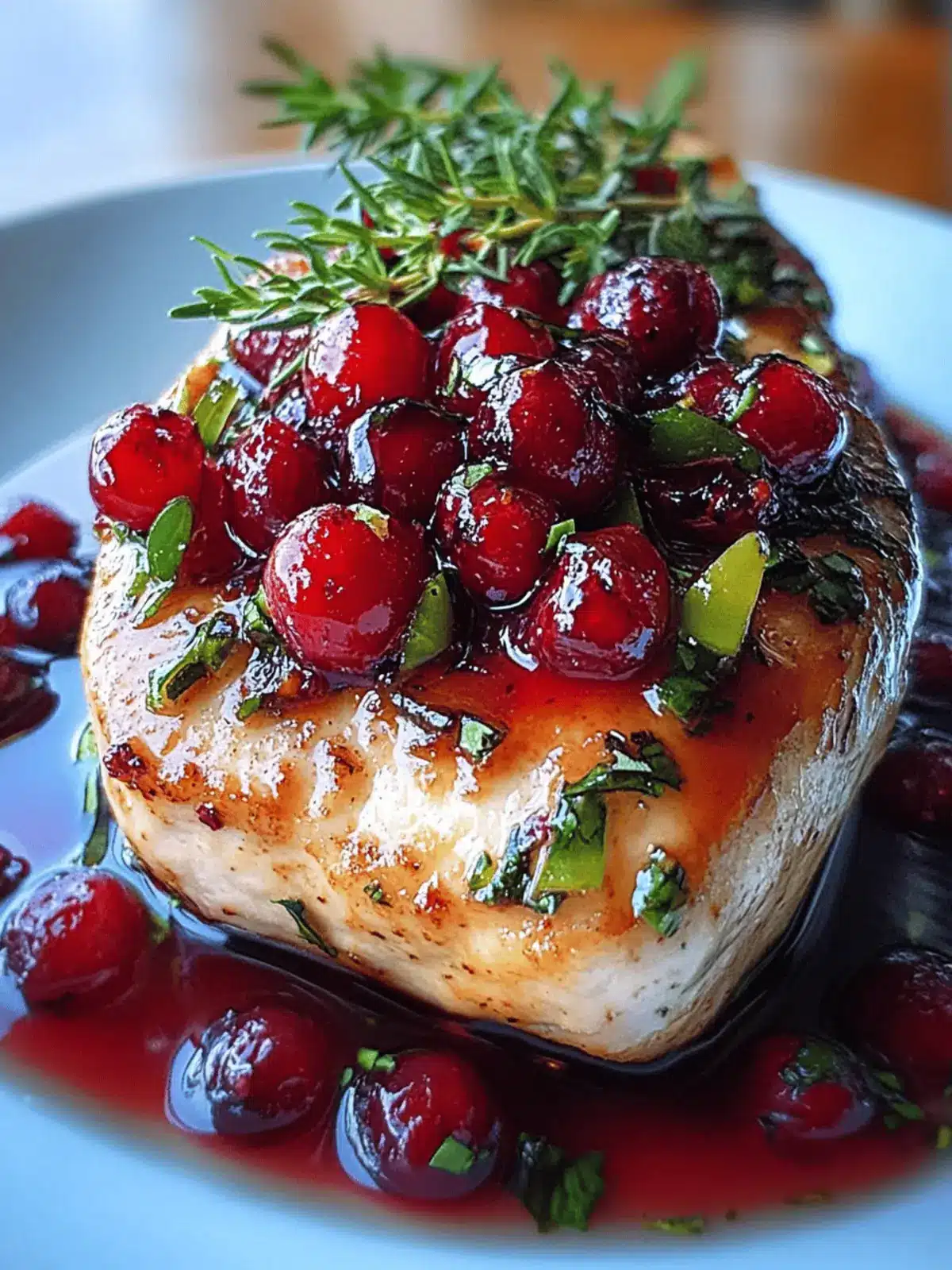 Weihnachts-Hähnchenbrust