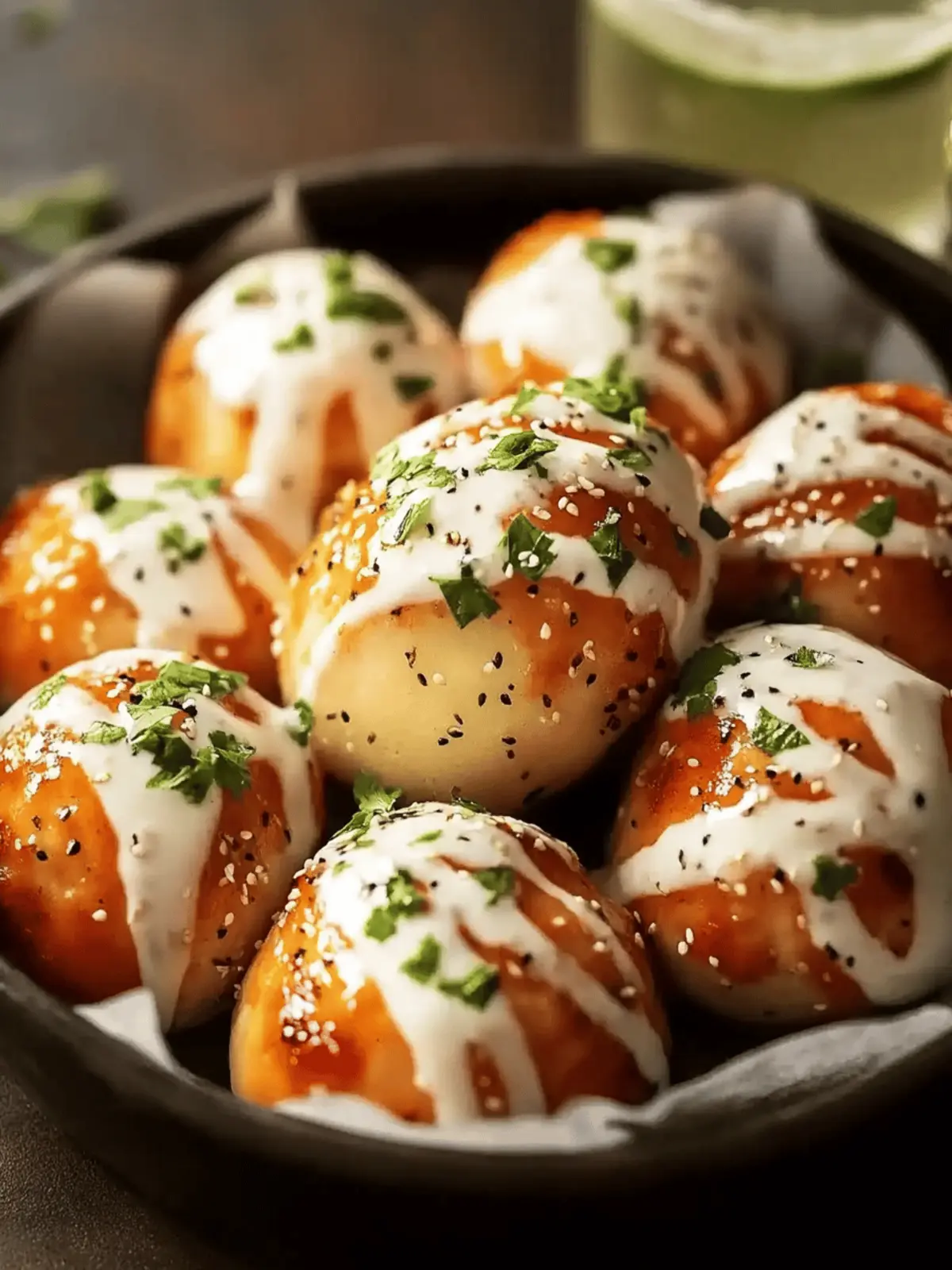 Leckere Pizza-Bälle