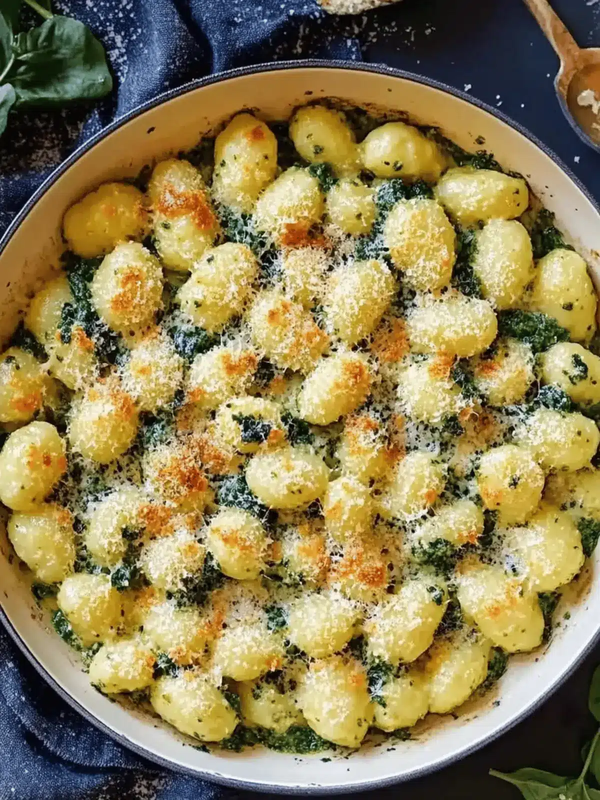 Cremige Hähnchen-Pesto-Gnocchi