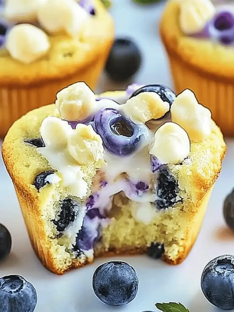 Leckere Heidelbeermuffins