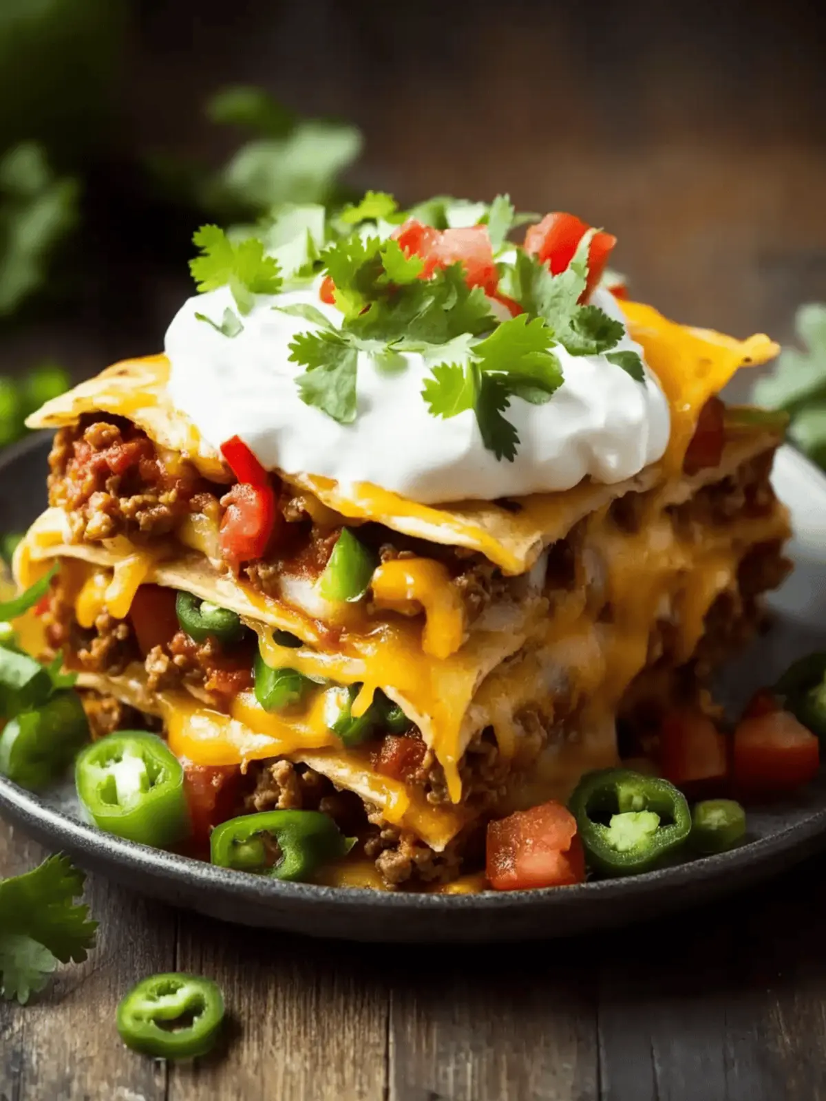 Leckere Burrito-Auflauf