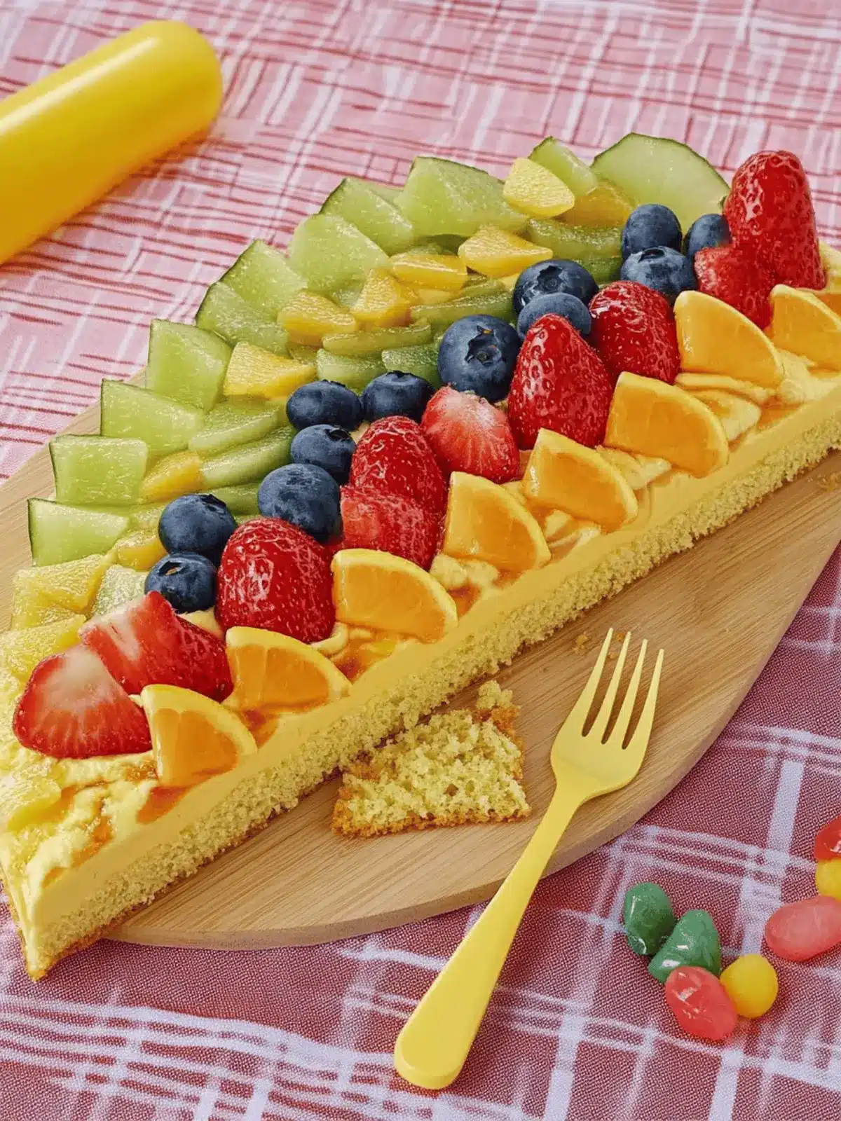 Obstkuchen zum Schulanfang