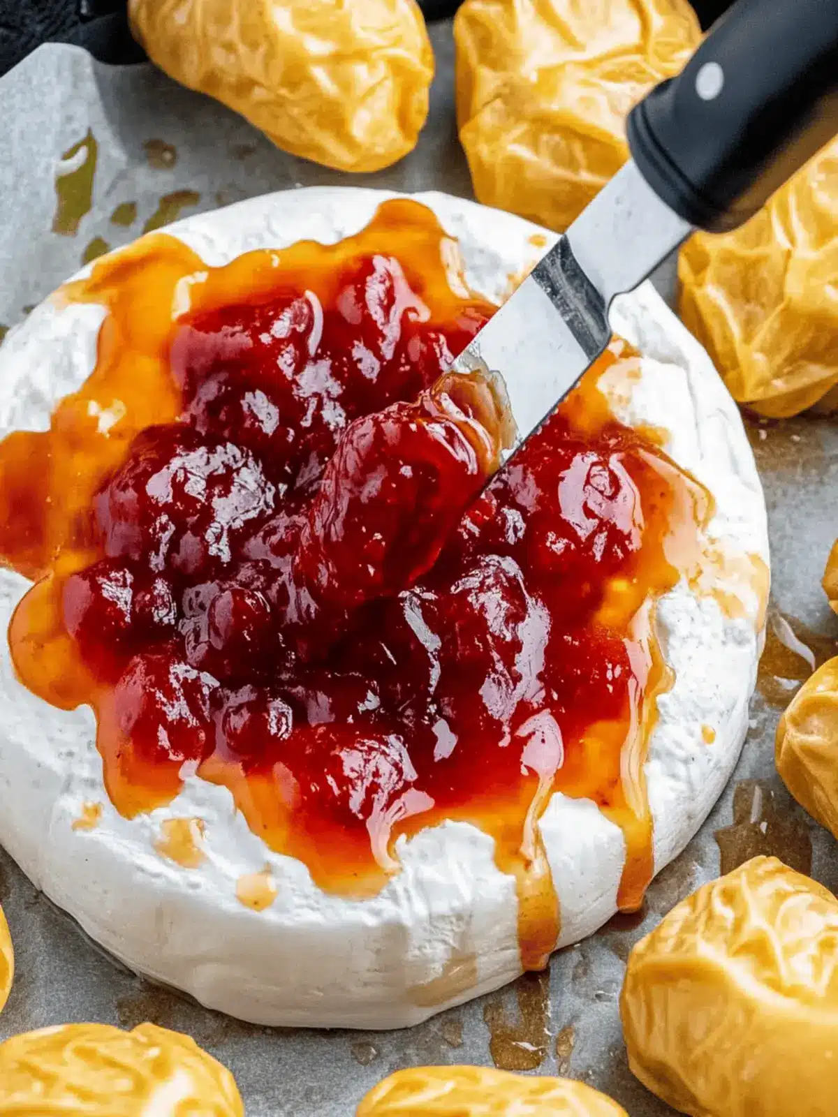 Halloween Blutig Gebackener Brie