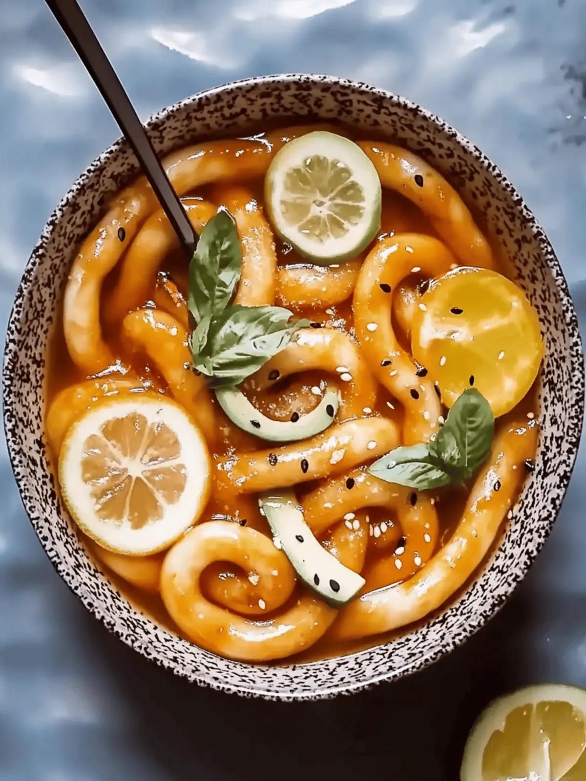 Chili-Knoblauch-Udon-Nudeln