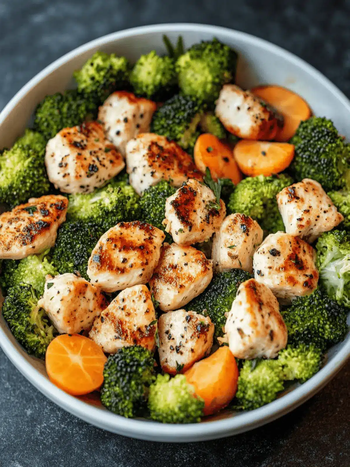 Gesundes Abendessen im Heißluftfryer