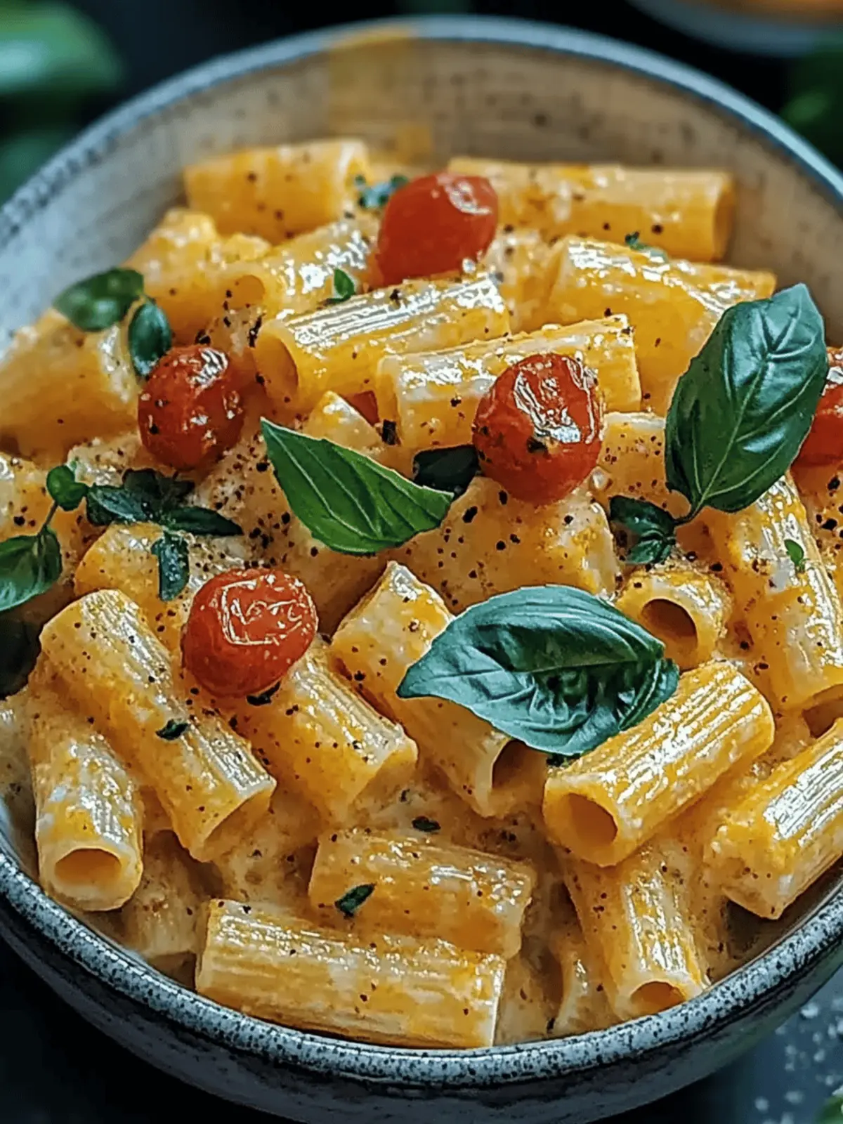 Cremige Zucchini- und Tomatennudeln