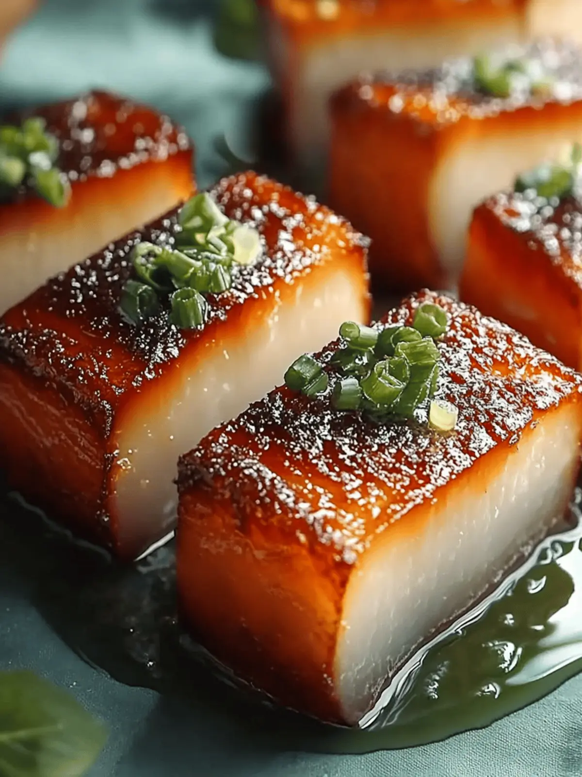 Karamellisierter Honig-Schweinebauch