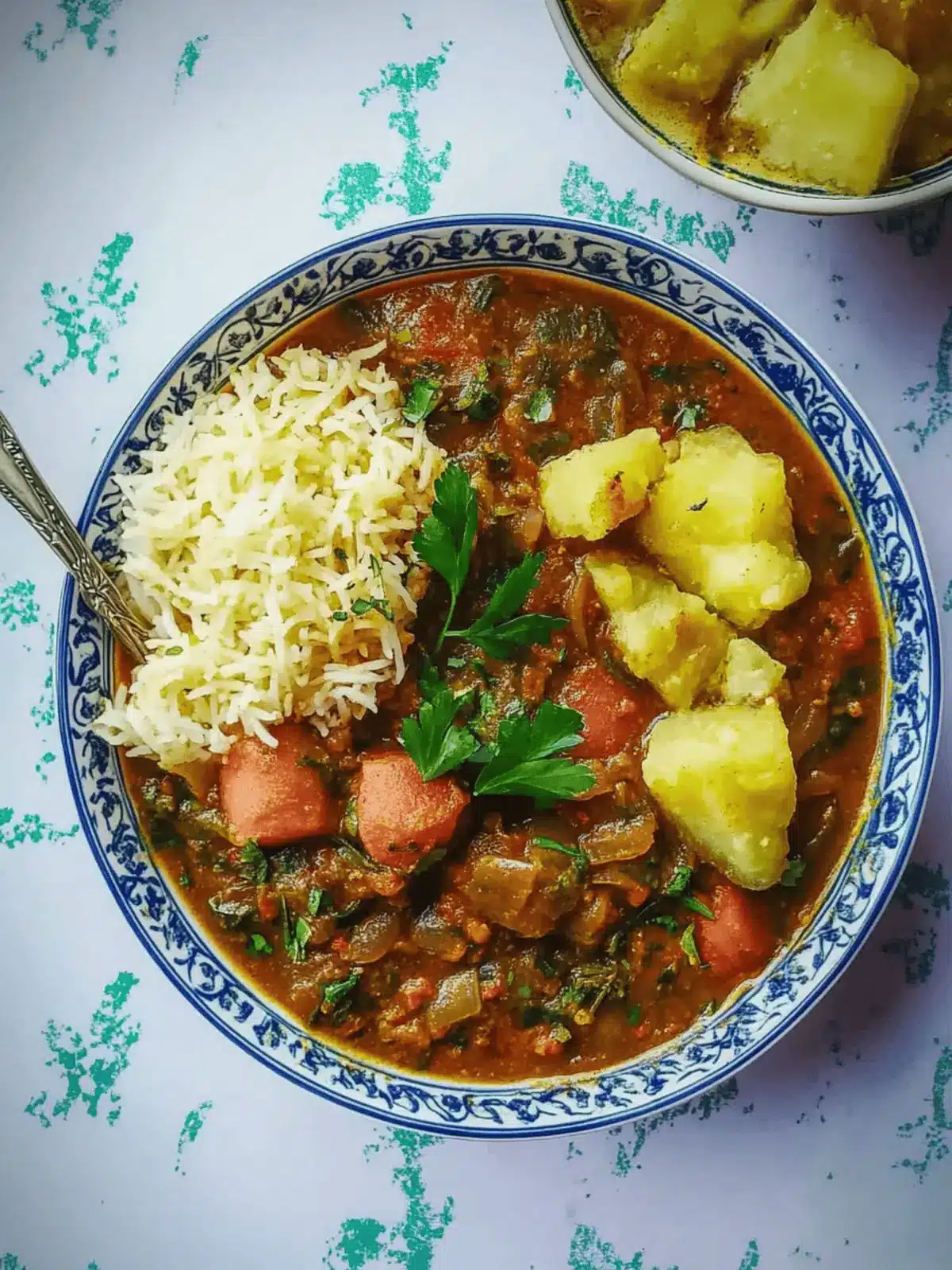 Kohlrabi-Spinat-Curry