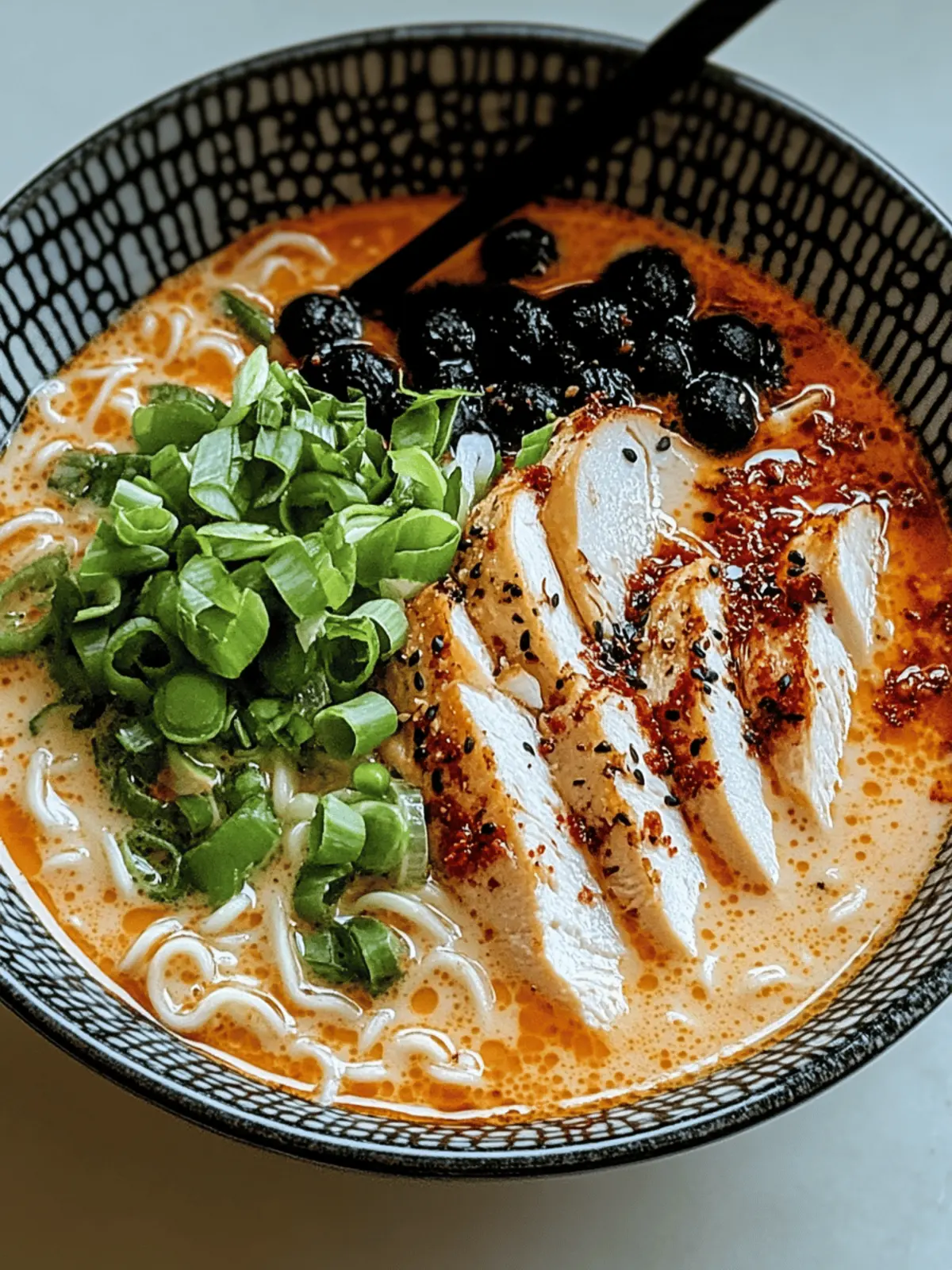 Heirate mich Hühnchen Ramen