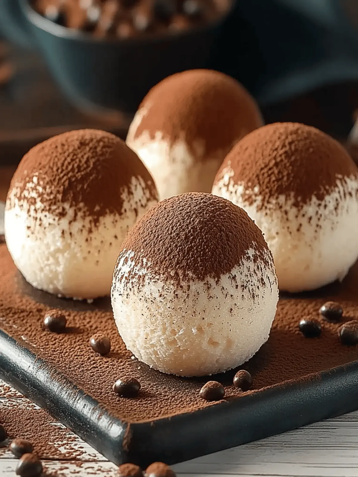 Kleine Tiramisu Bällchen