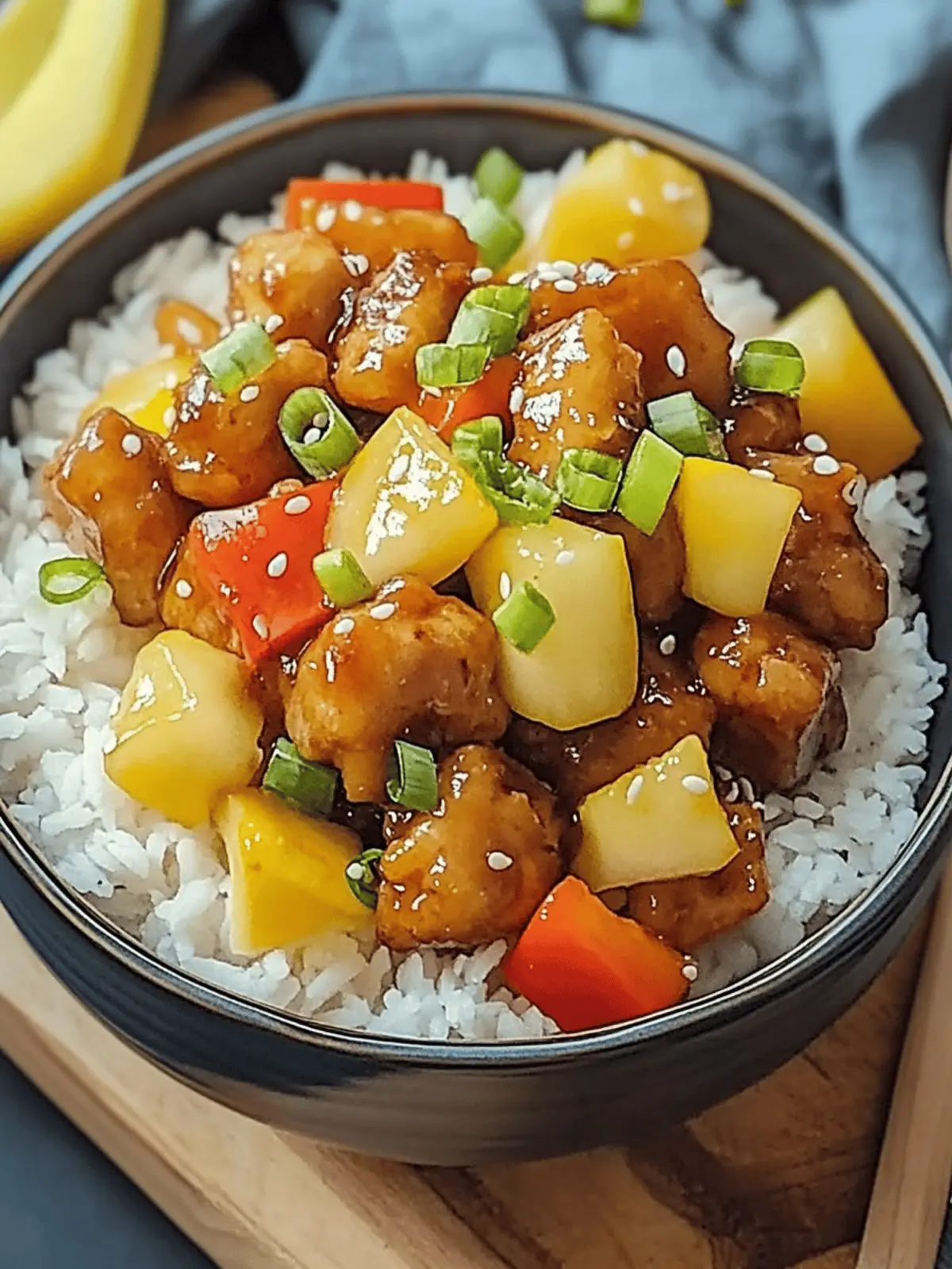 Klassisches süß-sauer Hühnchen