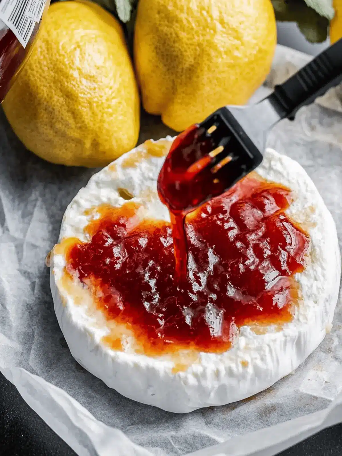 Halloween Blutig Gebackener Brie