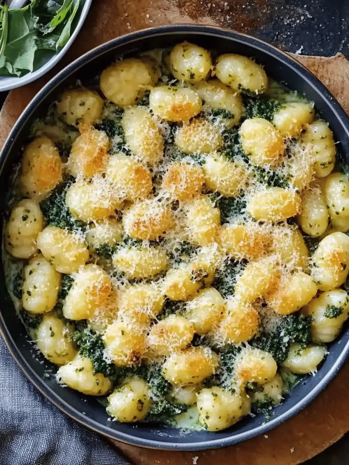 Cremige Hähnchen-Pesto-Gnocchi
