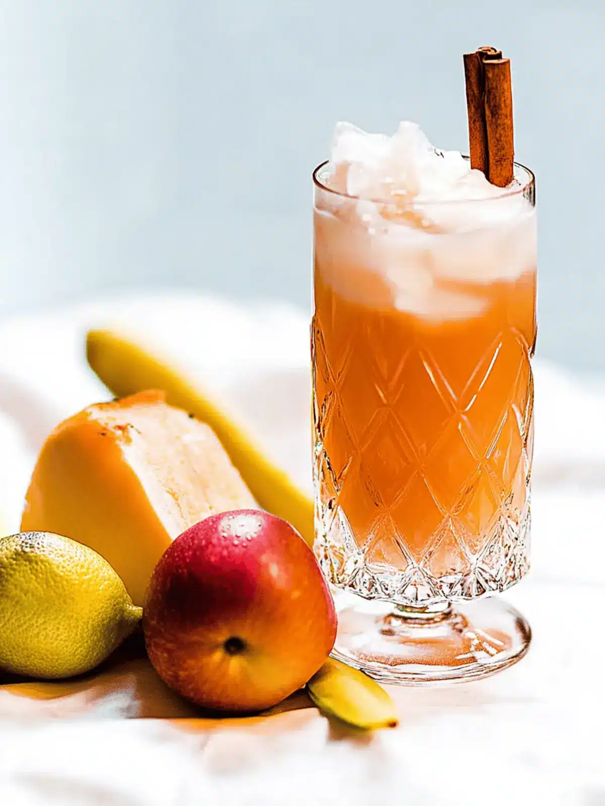 Wintercocktail Heißer Apfelpunsch