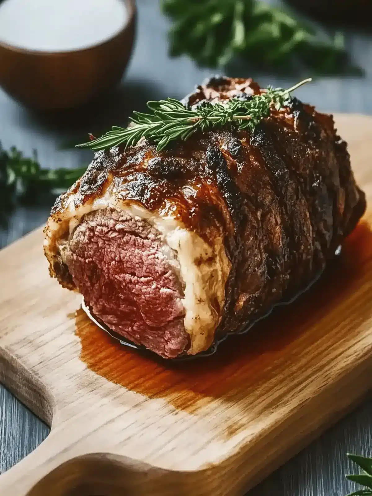 Klassisches Weihnachts-Rinderfilet