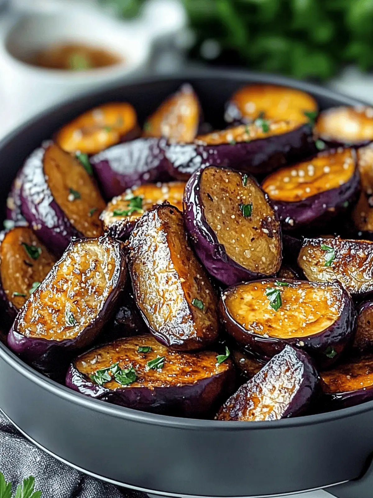 Low Carb Aubergine Heißluftfritteuse