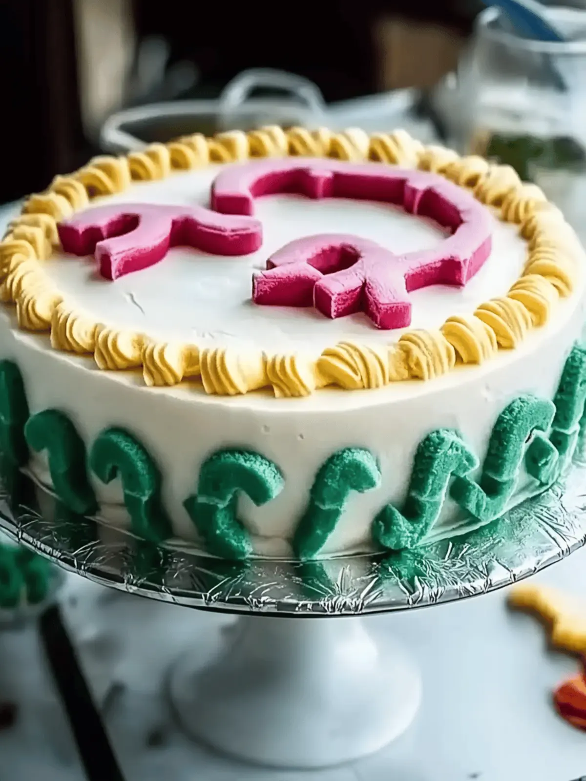 Hausgemachter Kuchen für den ersten Schultag meines Sohnes