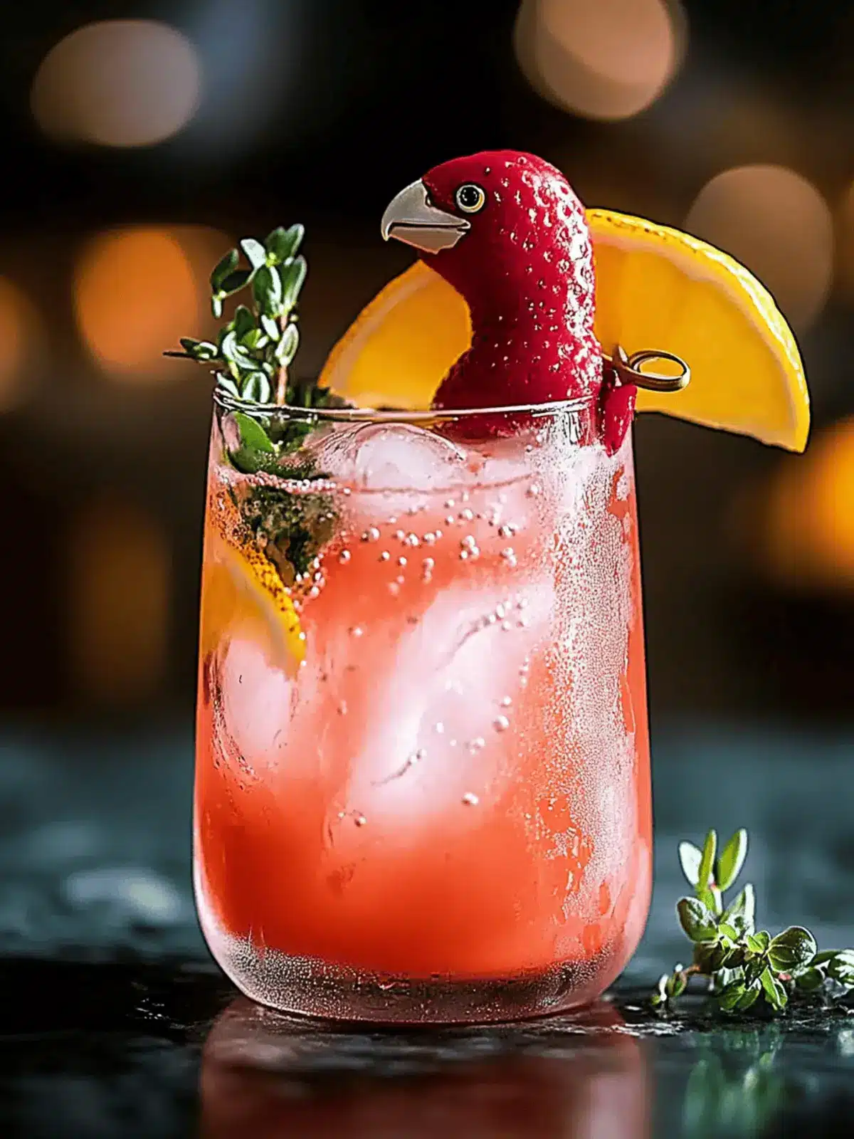 Pink Flamingo Cocktail