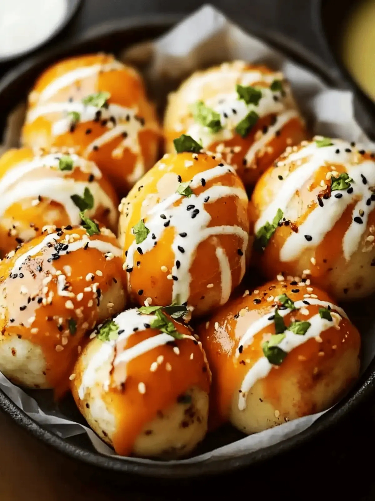 Leckere Pizza-Bälle