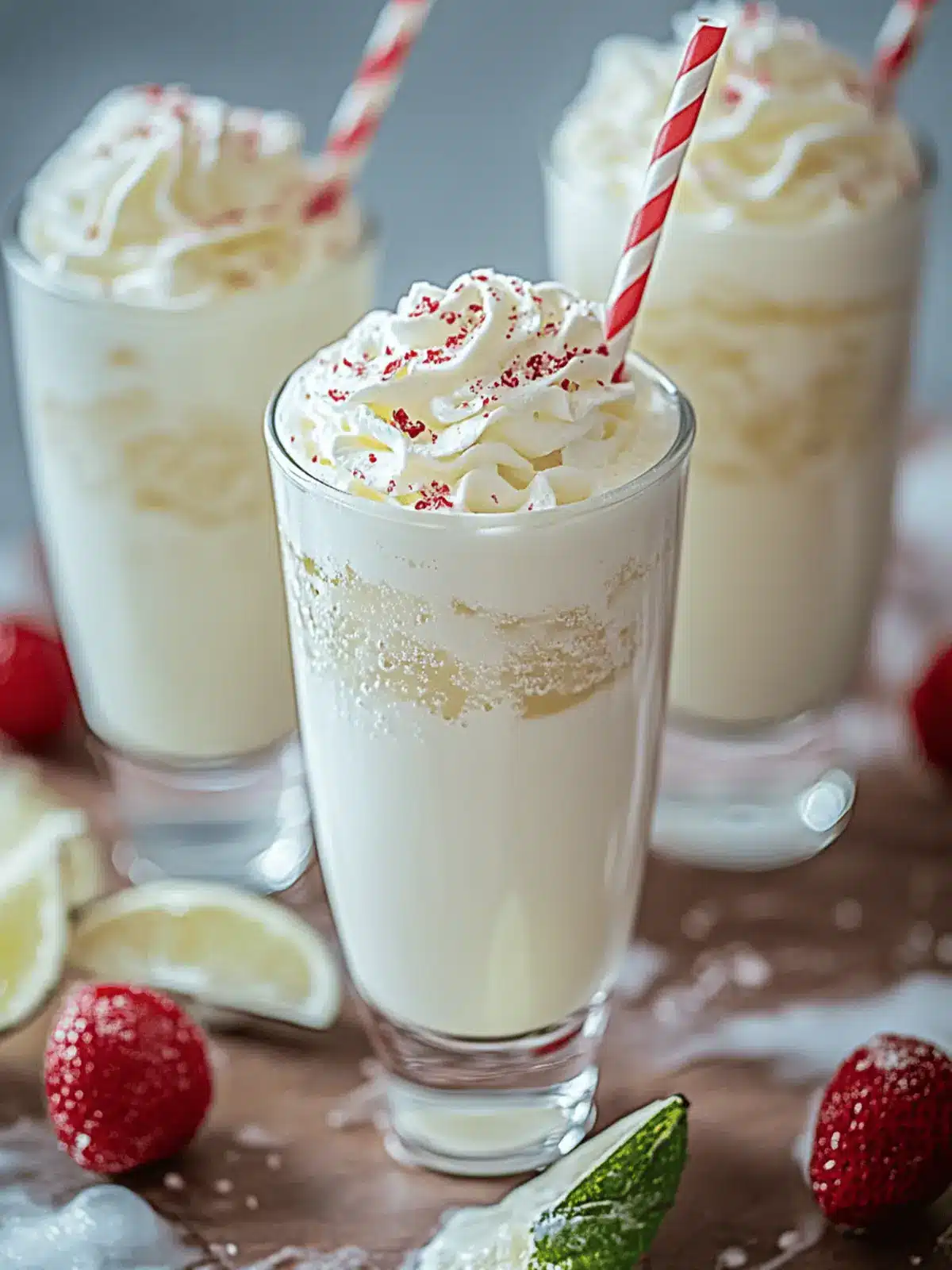 Festlicher Pfefferminz Weihnachtsfloat