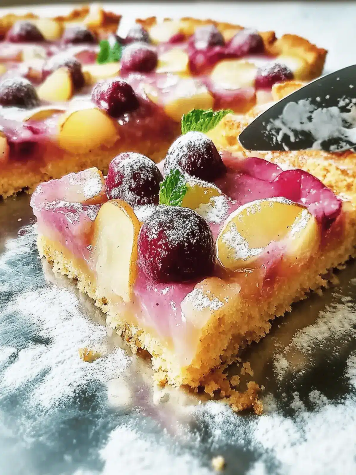 Leckeres Pflaumenkuchen-Blechgebäck für den Herbst