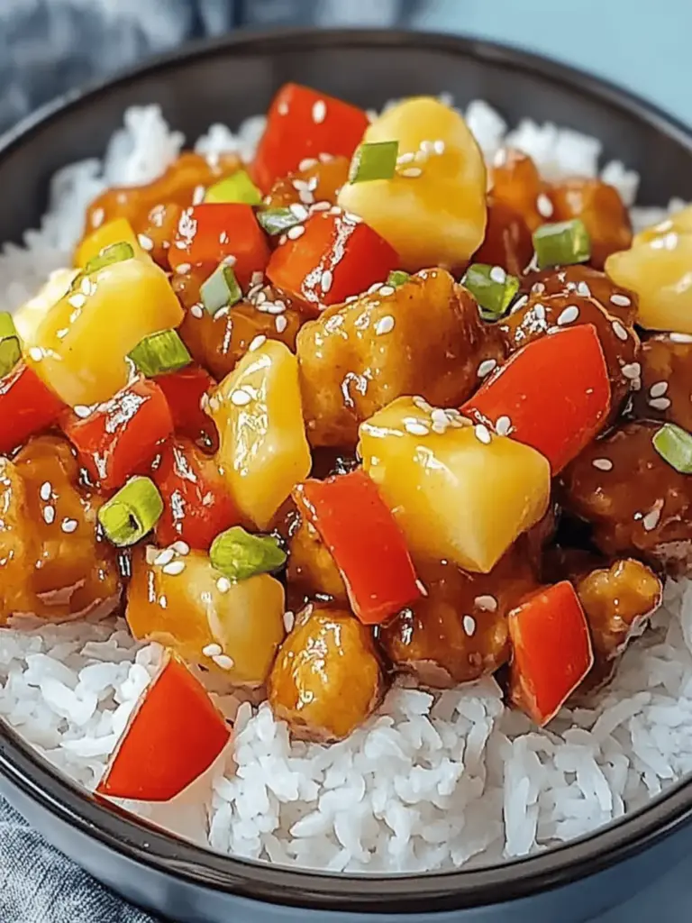 Klassisches süß-sauer Hühnchen