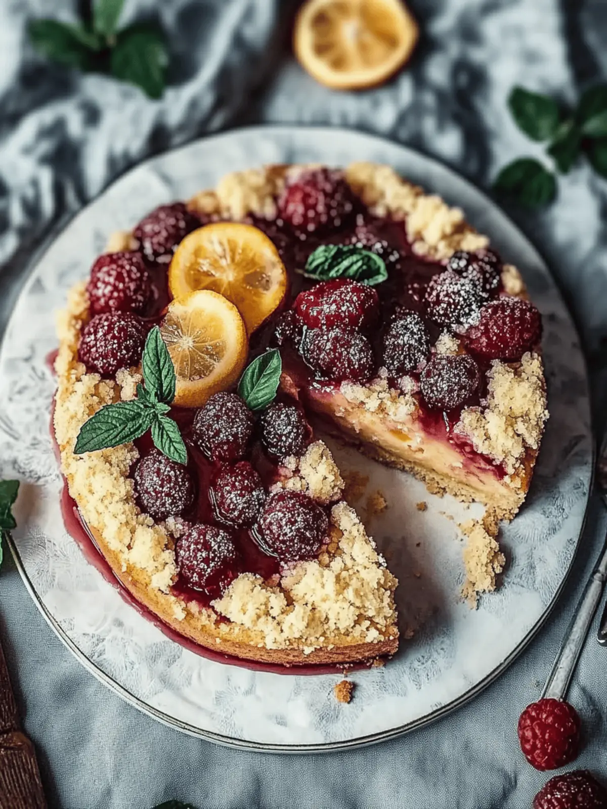 Pflaumenkuchen Teig Streusel
