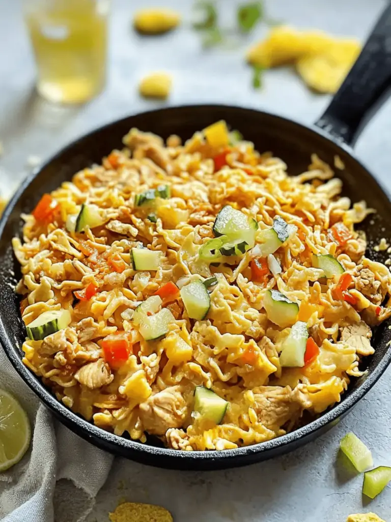 Bratnudeln mit Hähnchen