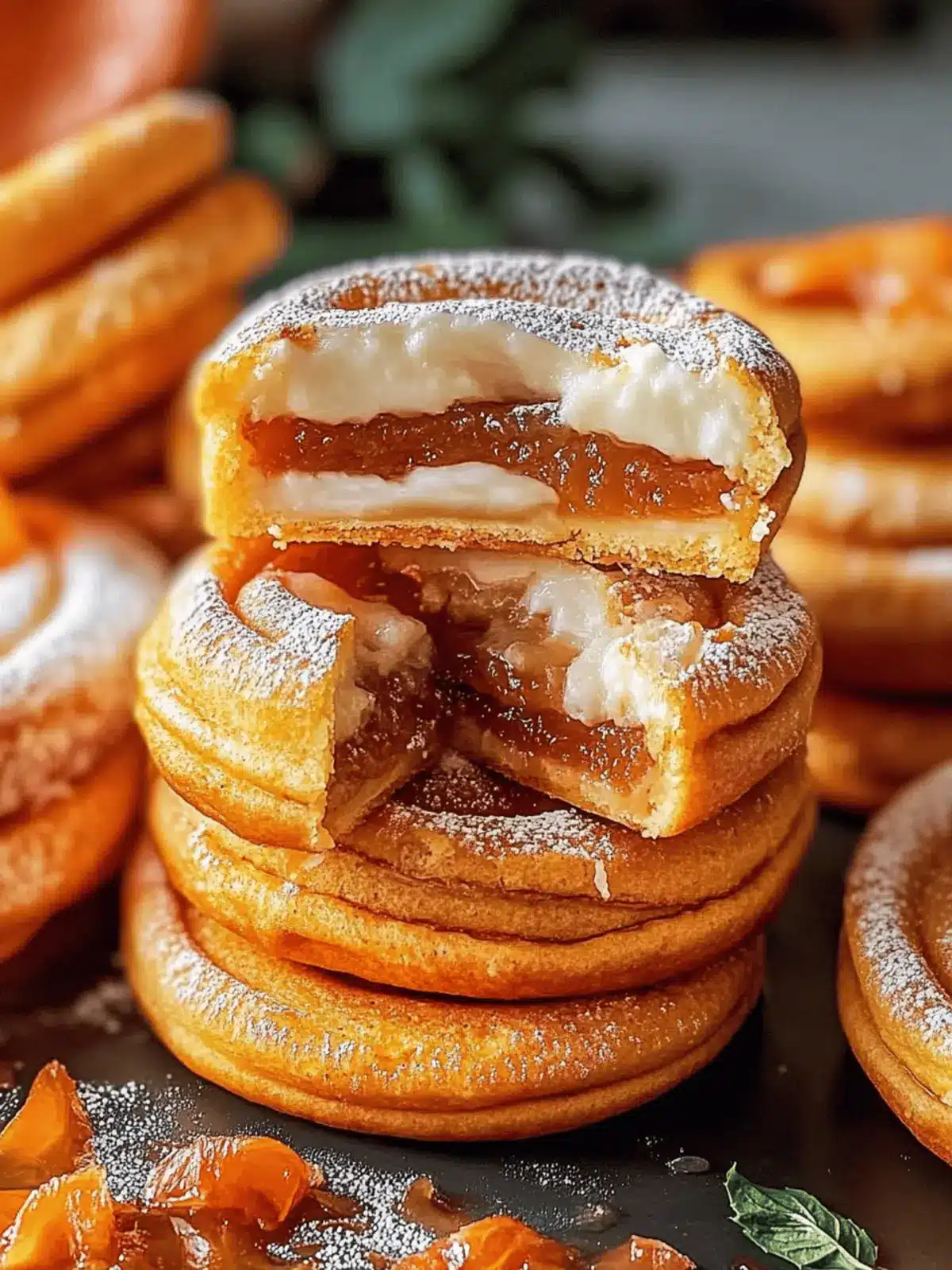 Kürbis Käsekuchen Kekse