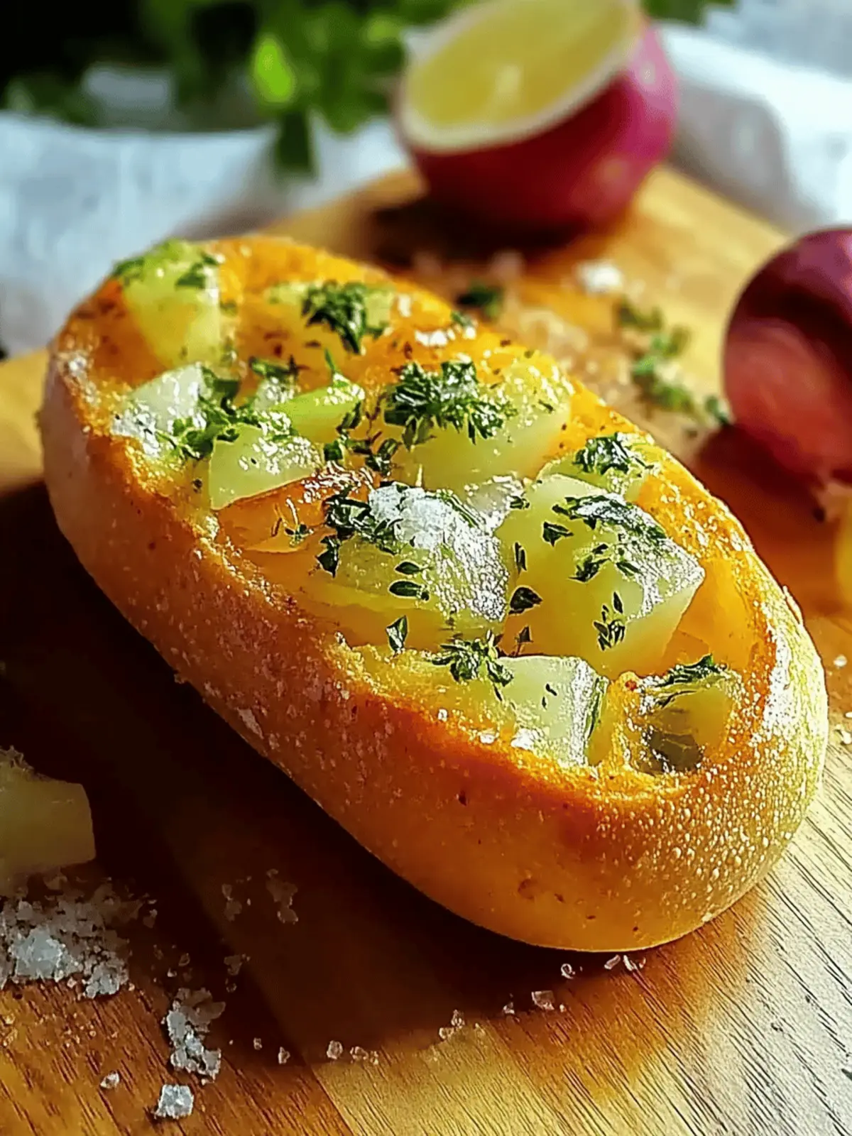 Einfacher Knoblauchbrot