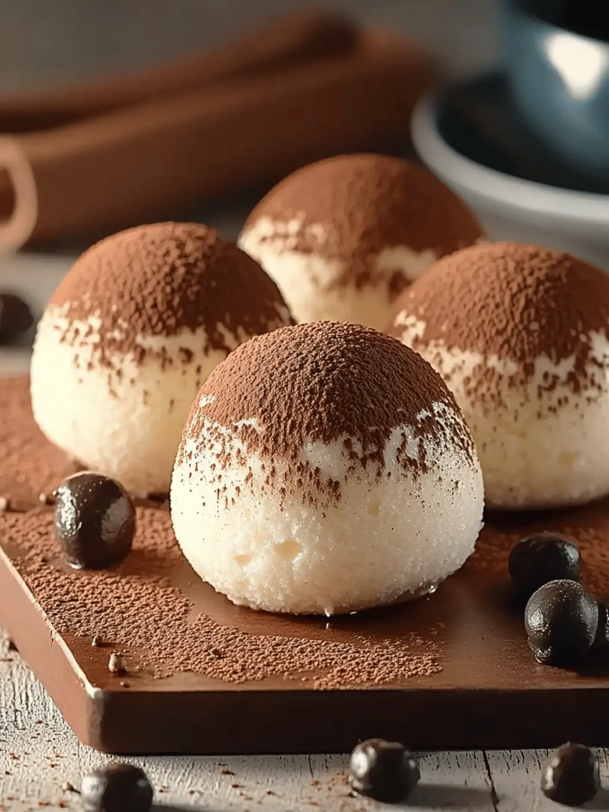 Kleine Tiramisu Bällchen