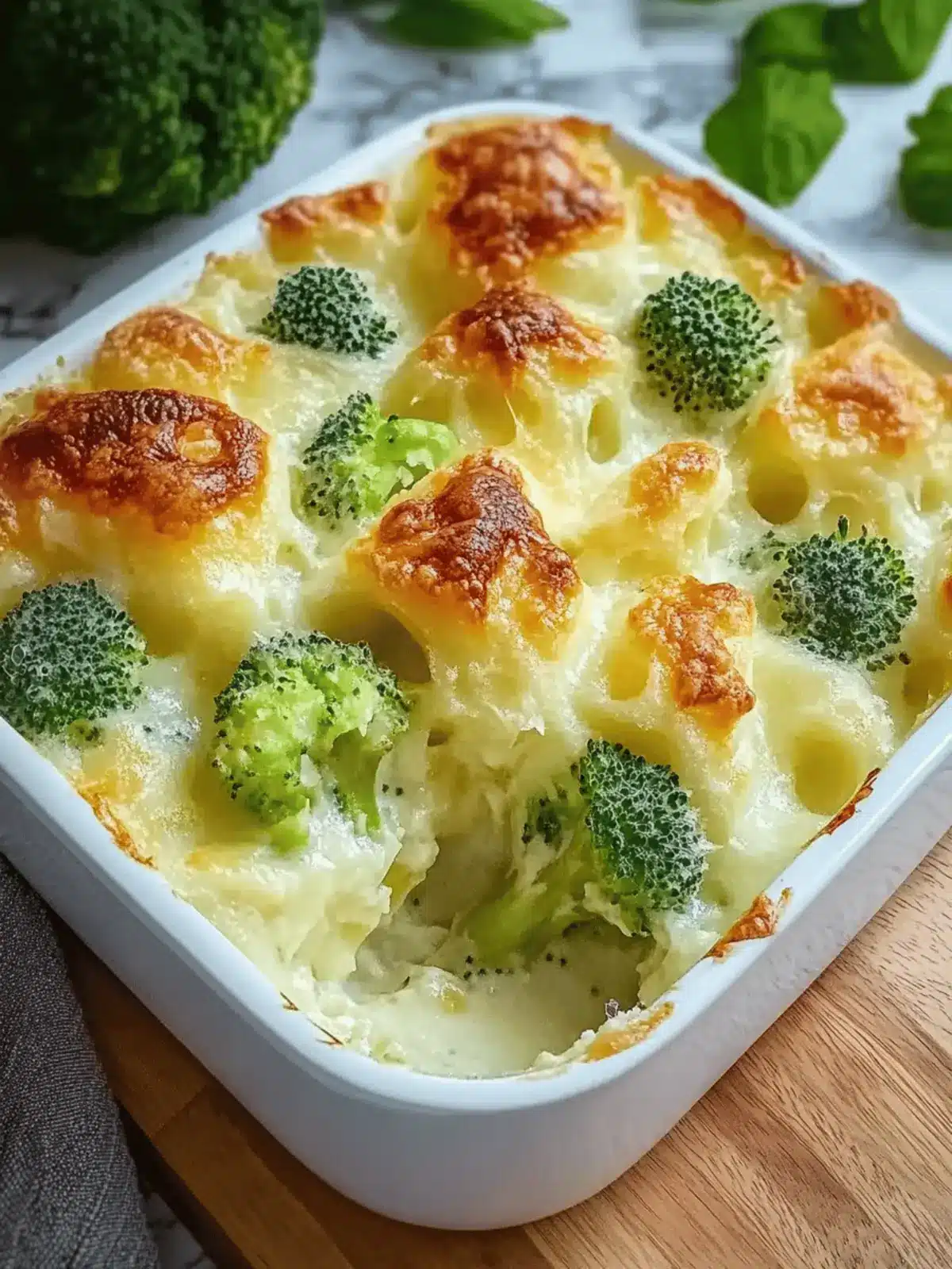 Kartoffel- und Brokkoli-Auflauf