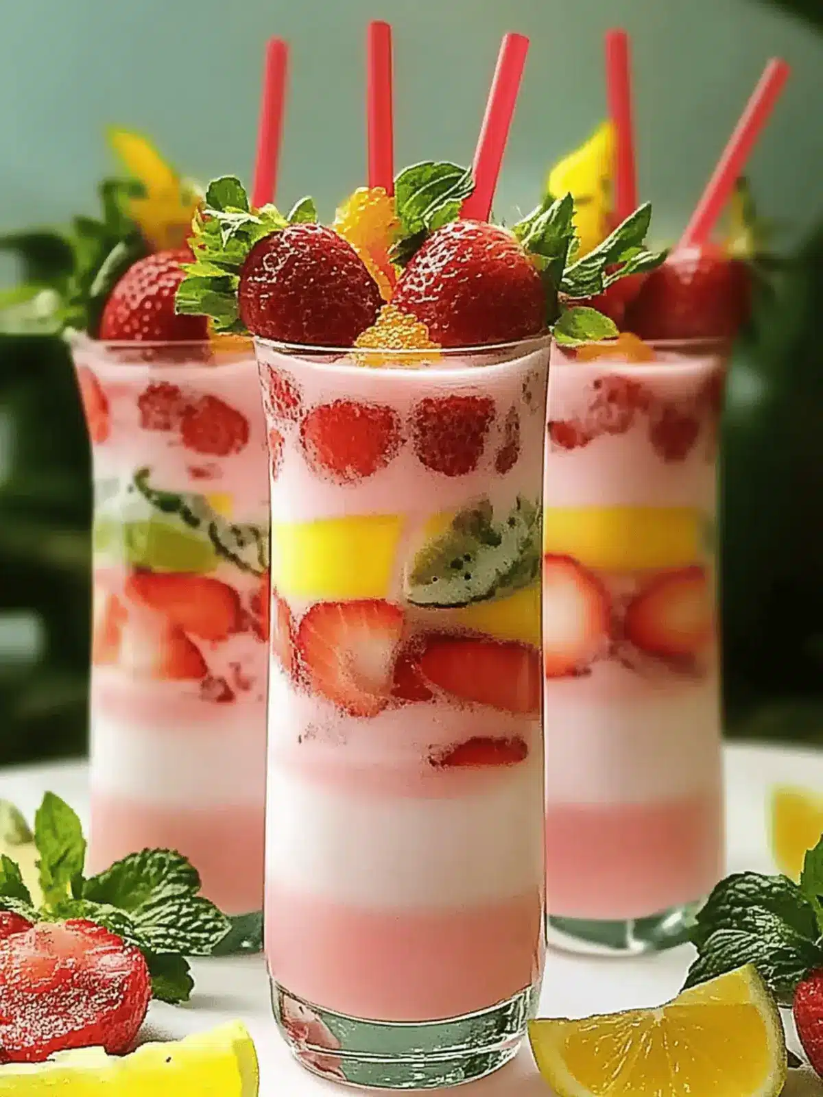 Pink Flamingo Colada Fruchtige Cocktails für den Sommer